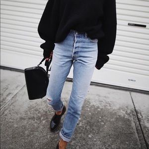 RE/DONE Levi’s denim 25 high rise ankle crop